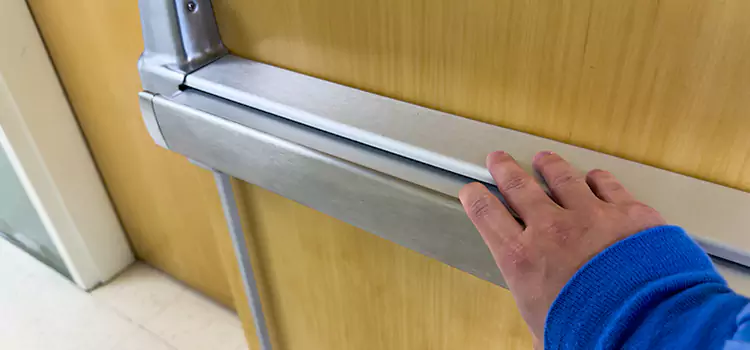 Installing a Push Bar on a Door Naugatuck